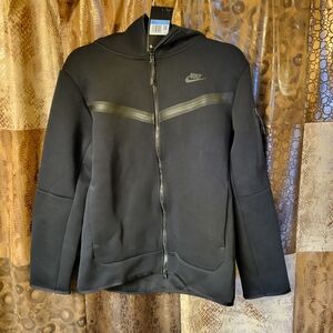 Nike Tech Black Full-Zip Hoodie